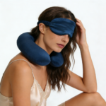 U-Shaped Neck Pillow Set Eye Mask for Airplane