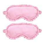 Eye Protection Ruffle Flounce Eye Sleep Cover with Adjustable Straps - Image 2
