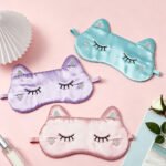 Girls Cute Cat Sleeping Eye Cover Soft Sleep Mask for Kids - Image 3