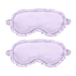 Eye Protection Ruffle Flounce Eye Sleep Cover with Adjustable Straps - Image 6